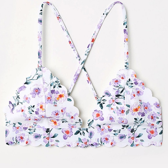 H&M Other - H&M Scalloped Floral Bikini Set